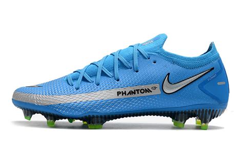 Nike Phantom GT Elite FG Blue/Silver Soccer Cleats