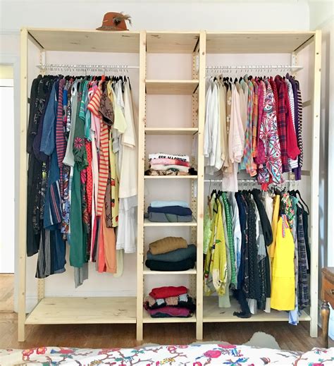 Ikea Wardrobe Hack, Closet Hacks, Open Wardrobe, Wardrobe Organisation ...