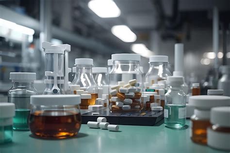 Premium AI Image | Pharmaceutical Manufacturing