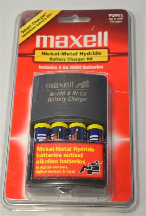 Maxell P2001 Nickel-Metal Hydride Battery Charger Kit -New Old Stock | Surplus Trading Corporation