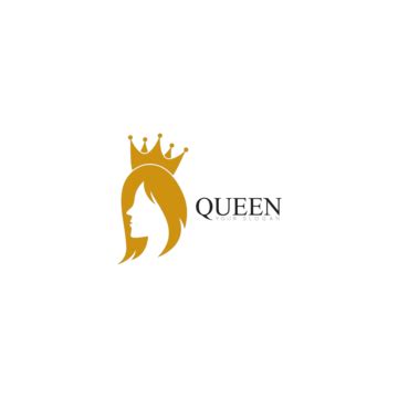 Illustration Of A Vector Template Logo With A Crowned Beauty Queen In ...