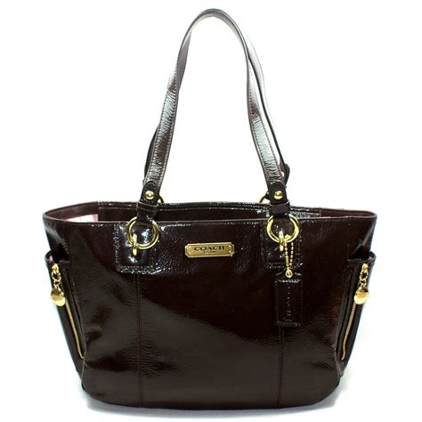 Coach Gallery Patent Leather Zip Tote Bag #20431 | Coach 20431