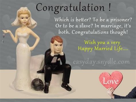 Funny Wedding Day Wishes Quotes - ShortQuotes.cc