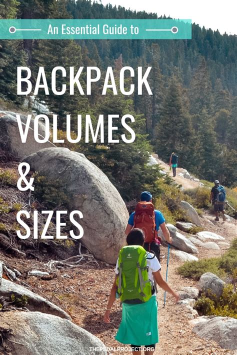 An Essential Guide to Backpack Sizes and Volumes - The Pedal Project