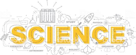 Design Concept Of Word SCIENCE Website Banner. | Science, How to study physics, Concept