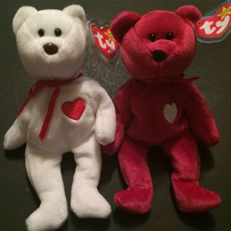 Ty Beanie Babies Valentino & Valentina With | Etsy