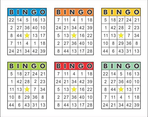 10 best free printable number bingo cards – Artofit