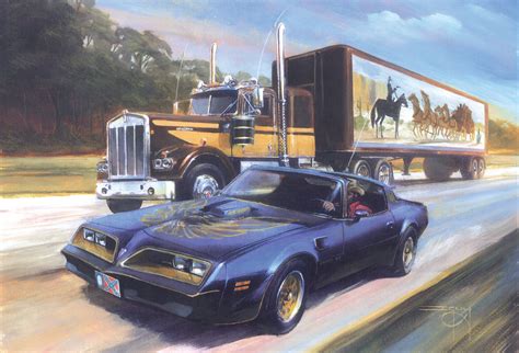 Smokey and the Bandit – Ian Guy - Motoring Artist