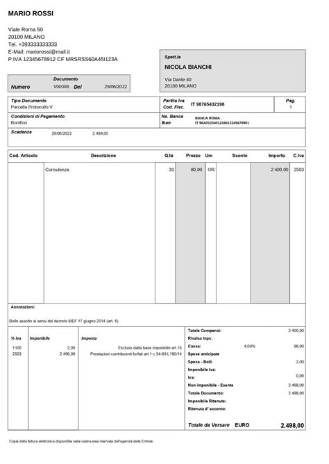 Sradicare Lusso pettegolezzo fattura elettronica regime dei minimi ...