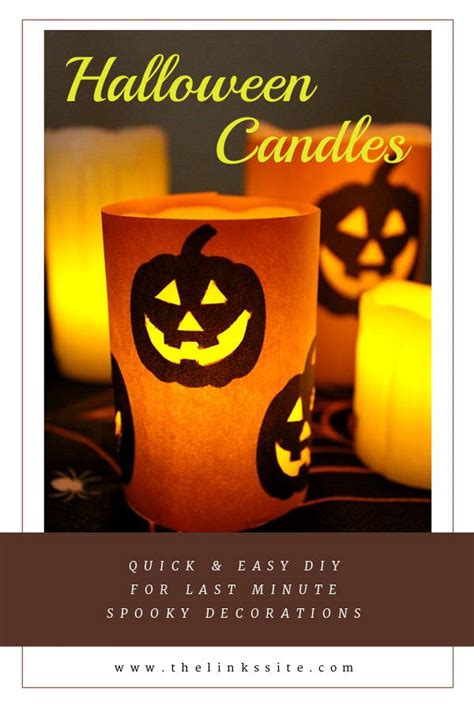 DIY Spooky Halloween Candles (Quick and Easy!) - The Links Site