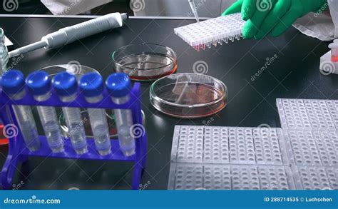 Experiment in a Chemical Laboratory Stock Video - Video of ...