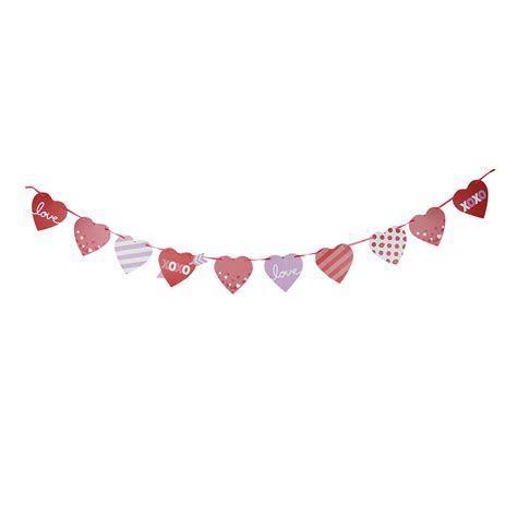 Valentine's Day Heart Banner - Daiso Japan Middle East