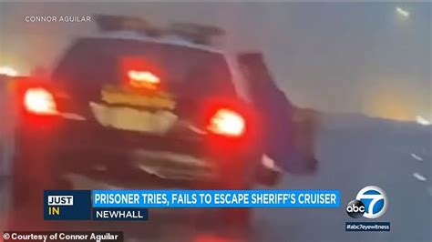 Inmate attempts, fails to escape from Los Angeles sheriff's cruiser ...