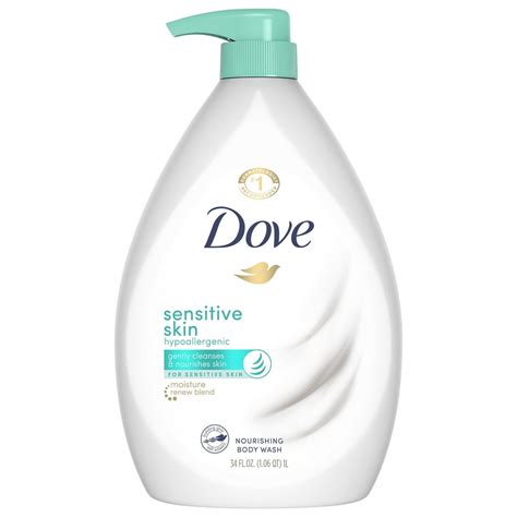 Dove Body Wash Sensitive Skin 34 oz - Walmart.com - Walmart.com