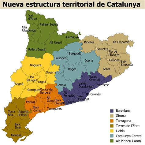 Catalunya aprueba la ley de veguerías, que debe poner fin a las cuatro ...