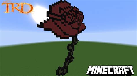 Minecraft Pixel art Rose par TRD [Fr] - YouTube