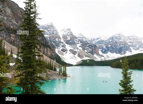 Moraine Lake, Alberta, Canada Stock Photo - Alamy