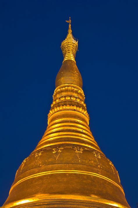 Shwedagon Pagoda at night, Yangon, Myanmar (Burma) | Blaine Harrington III