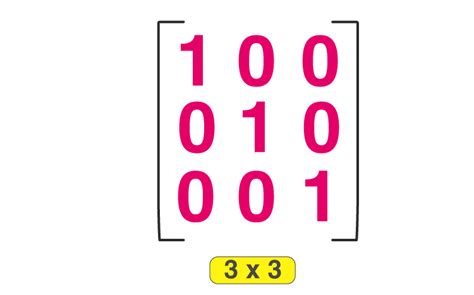 Identity Matrix (Unit matrix) - Definition, Properties and Examples