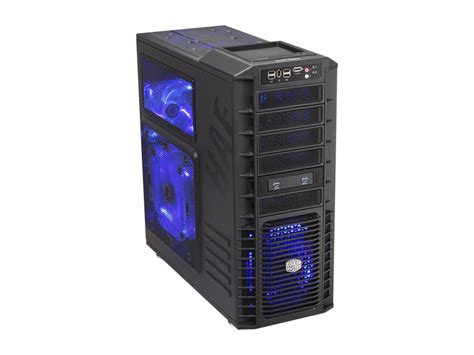 COOLER MASTER HAF 932 Advanced Blue Edition RC-932-KKN3-GP Black Steel ATX Full Tower Computer ...