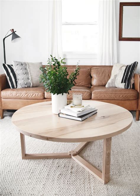 DIY Round Coffee Table