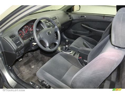 Gray Interior 2004 Honda Civic EX Coupe Photo #78714596 | GTCarLot.com