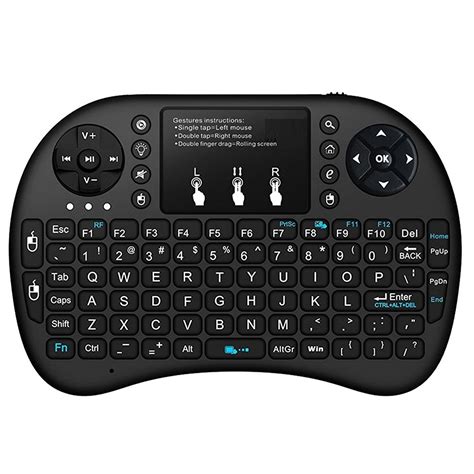 Mini Wireless Keyboard with Touchpad Mouse,LED Backlit| Blink Kuwait