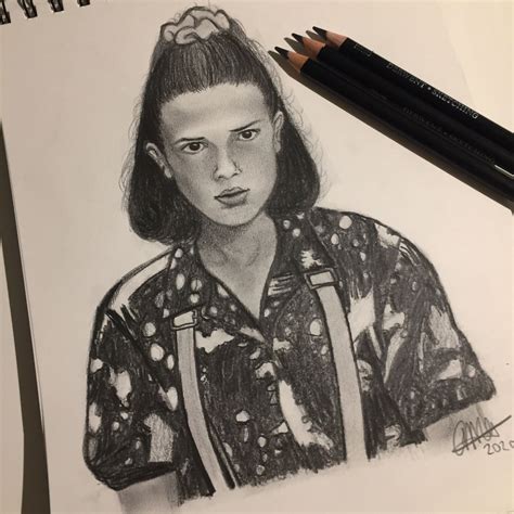 My Drawing of Eleven from Stranger Things | Stranger things fanart ...