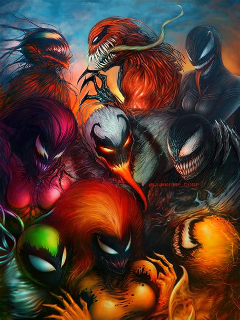 Symbiotes by junkome on DeviantArt | Symbiotes marvel, Venom comics ...