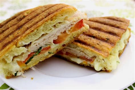 Turkey Caprese Panini Sandwich - Olga's Flavor Factory