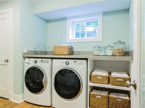 Decor and Storage Tips for Basement Laundry Rooms | HGTV