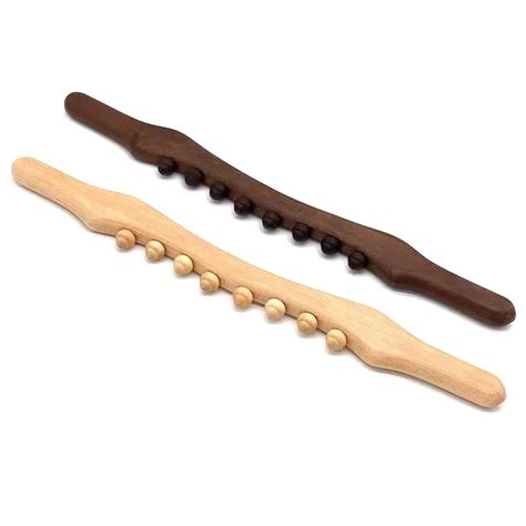 Handheld Wooden Massage Roller Stick For Lymphatic Drainage, Cellulite ...