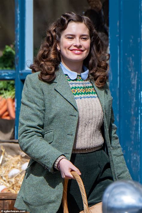 Rachel Shenton sports vintage curls as films series two of All ...