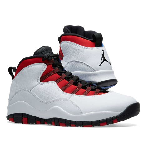 Air Jordan 10 Retro (White, Black, Red & Royal) | END.