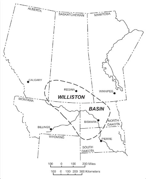 Index map of the Williston Basin (Figure 1 in Pitman et al. 2001 ...