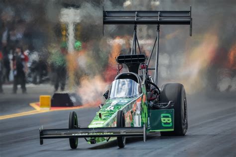 Top Fuel dragster driver Liam Jones sets new record time - NitrOlympX