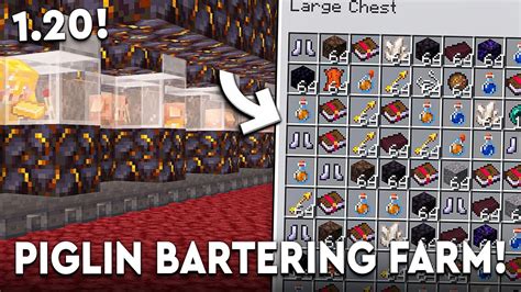 Minecraft BEST Piglin Bartering Farm 1.21 - CHEAP - 21000+ PER HOUR! - YouTube