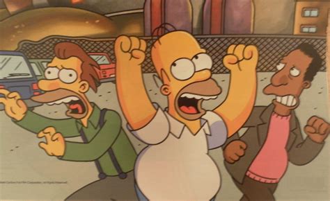 A pic I took from one of my The Simpsons Comics with Lenny and Carl ...