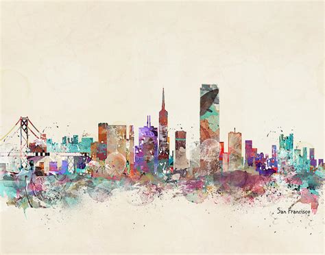 San Francisco Skyline Drawing at PaintingValley.com | Explore ...