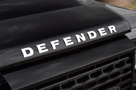 Auto Front Hood Logo Emblem DEFENDER Letter Badge for Land Rover - 1 S ...