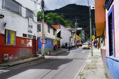 BOGOTA, COLOMBIA, JULY 28, 2018: Street Scene in Bogota, Colombia ...