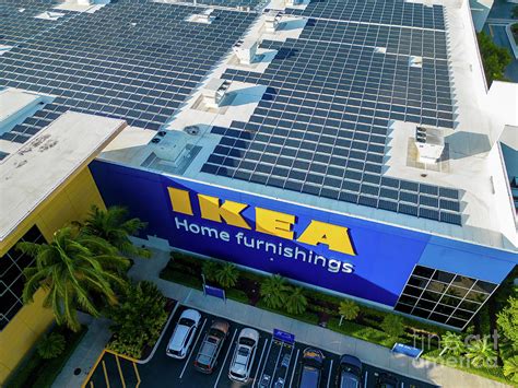 Aerial drone photo of Ikea Sunrise FL USA Photograph by Felix Mizioznikov - Fine Art America