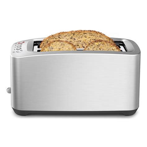 Breville BTA830XL Die-Cast Smart Toaster 4-Slice Long Slot Toaster ...