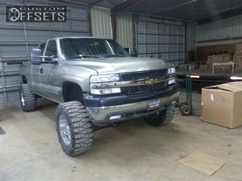 Wheel Offset 2001 Chevrolet Silverado 2500hd Super Aggressive 3 Suspension Lift 75 Custom Rims