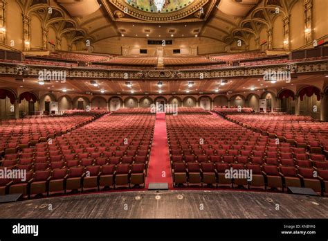 Interior of the Orpheum Theatre, downtown Vancouver, BC, Canada Stock Photo: 168064266 - Alamy