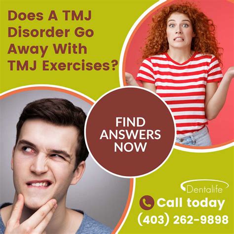 Does A TMJ Disorder Go Away With TMJ Exercises?