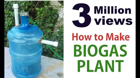 How to Make Biogas Plant (anaerobic digester) Gobar Gas plant Construction | Biogas, Plant ...