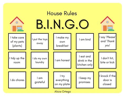 5 House Rules for Kids (+ Bonus PDF) - Alicia Ortego