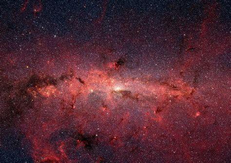 New NASA Spitzer photo shows stunning image of Milky Way galaxy's centre