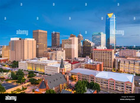 Downtown Oklahoma City Night High Resolution Stock Photography and ...